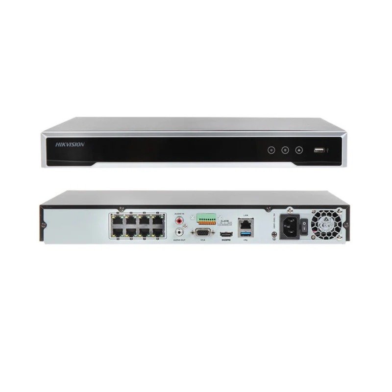 جهاز تسجيل شبكي هيكفيجن8|HIKVISION NVR AcuSense K Series 8CH PoE 1U 4K