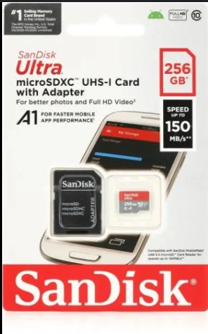 كارت ذاكرة SanDisk سعة 256 جيجابايت|SANDISK 256 GB كرت ذاكرة 256