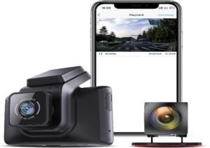 داش كام هيكفيجن K5 – كاميرتين – شاشة لمس|HIKVISION Dashcam K5   1440P & 1080P Dual Cam Wifi 3-inch Touch Screen