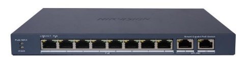 سويتش هيكفيجن PoE ذكي 8 منافذ|DS-3E1510P-EI/M 8 Port Gigabit Smart POE