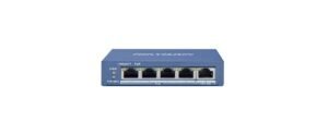 سويتش هيكفيجن PoE ذكي 4 منافذ|DS-3E0505P-E/R(O-STD)4 Port Gigabit Smart POE