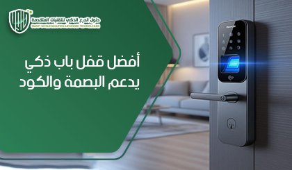 أفضل قفل باب ذكي يدعم البصمة والكود